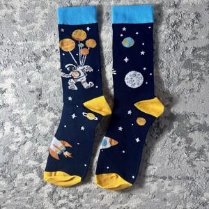 OUTER SPACE  UNISEX  Fun Novelty Sock NEW